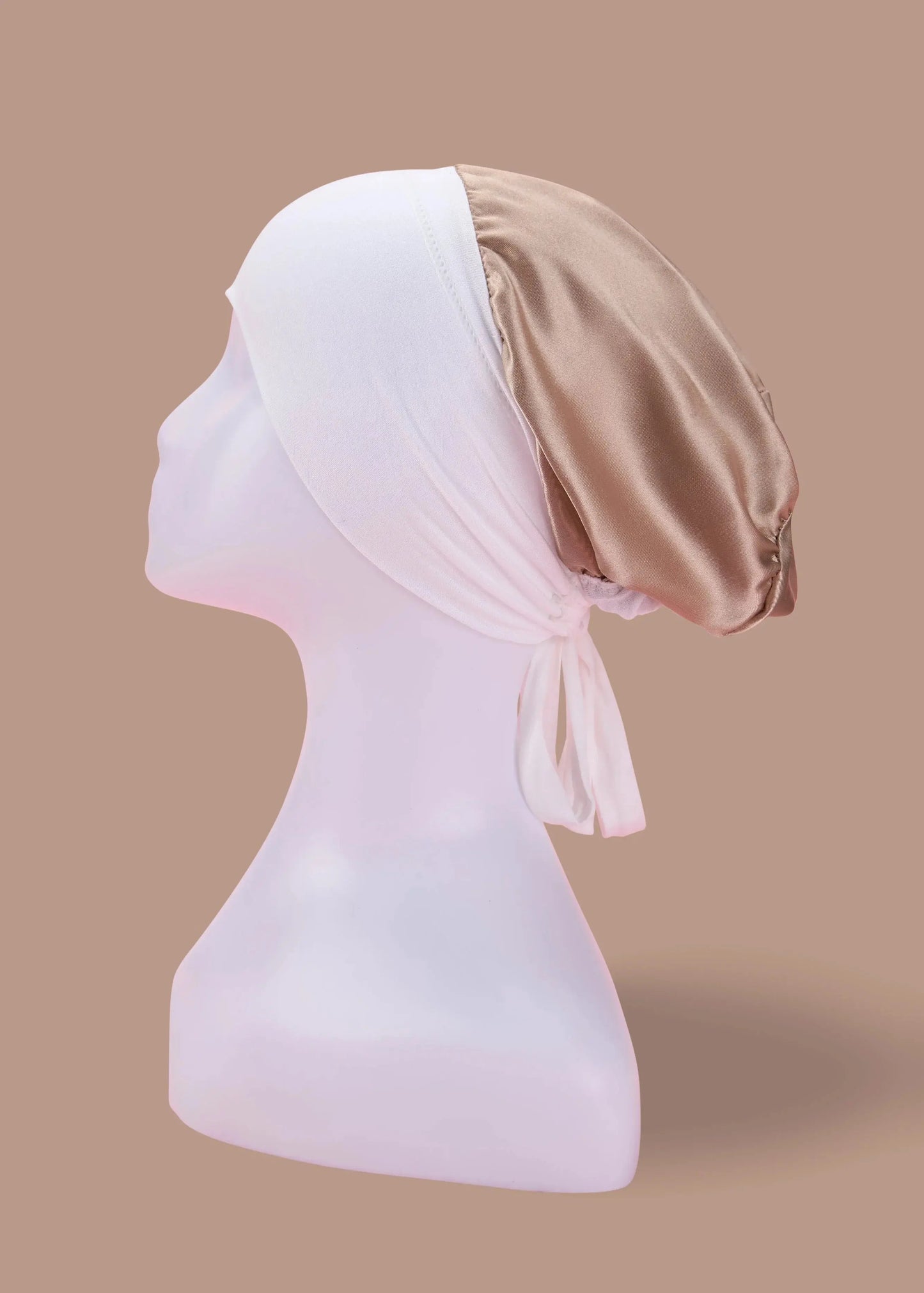 Satin hijab inner cap by Sitra – breathable, stretchable undercap that protects hair
