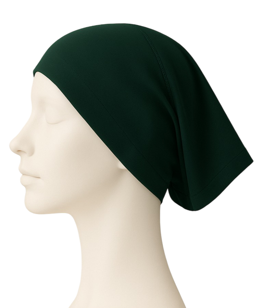 Tube style hijab cap causing hair damage and discomfort due to poor airflow and rough fabric